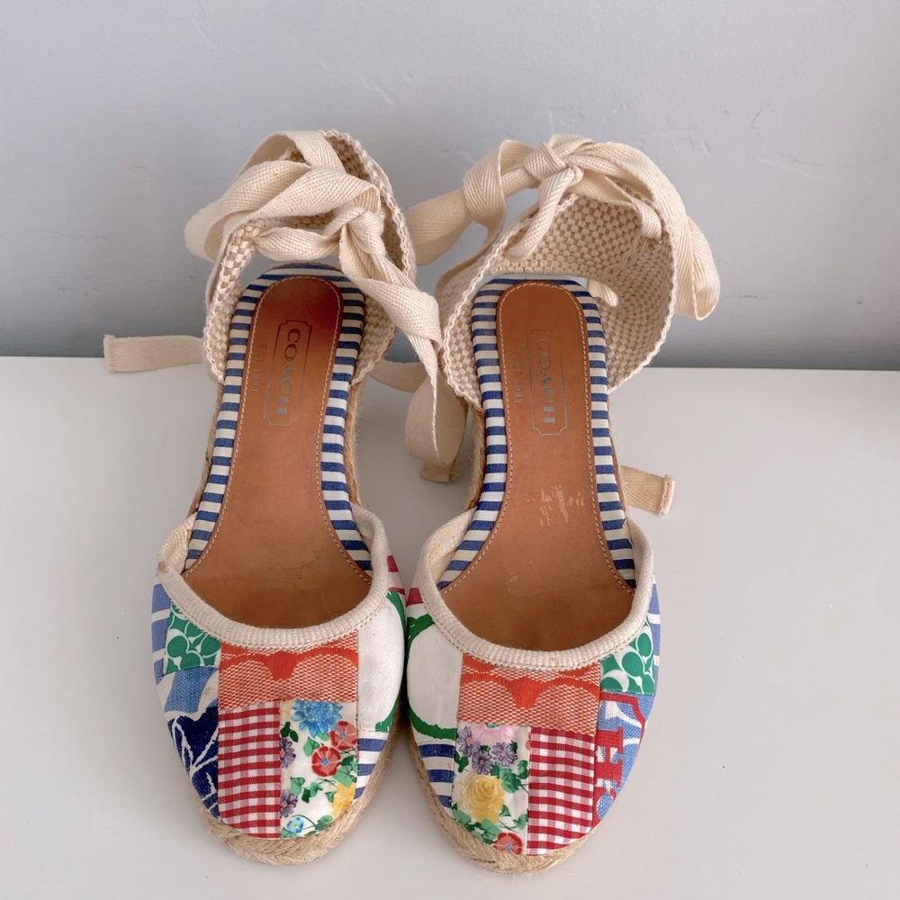 COACH espadrilles wedges